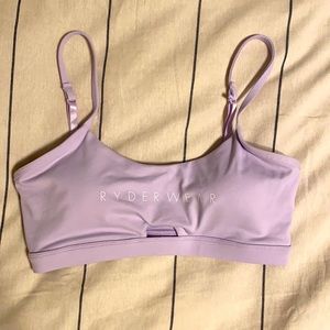 Ryderwear Staples Sports Bra - Size Medium - Color Lilac
